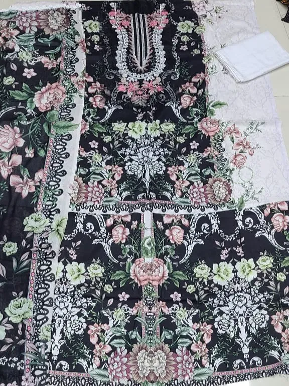 Pakistani Zamzam Lawn Collection - Image 4