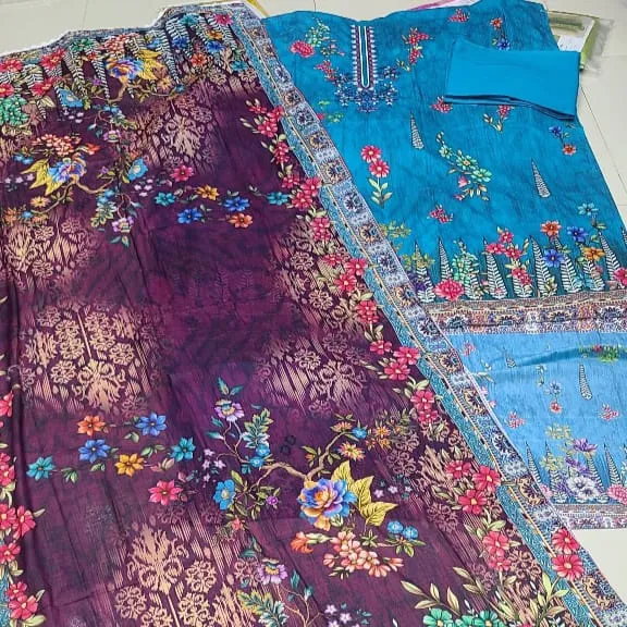 পাকিস্তানি ডিজিটাল লন থ্রিপিস